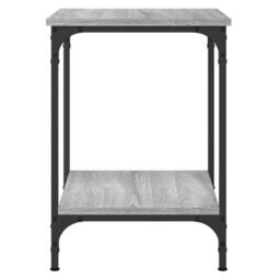 Berkfield Home Coffee Table Grey Sonoma 40x40x55 cm Engineered Wood - Size: 40 x 40 x 55 cm - thumbnail 4