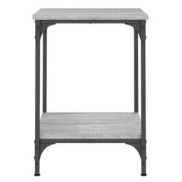 Berkfield Home Coffee Table Grey Sonoma 40x40x55 cm Engineered Wood - Size: 40 x 40 x 55 cm - thumbnail 6