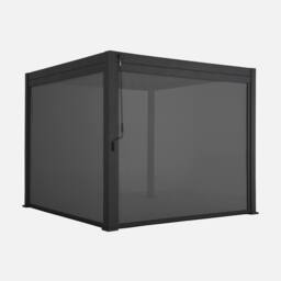 sweeek Louvered Pergola Aluminium 3 X 3m V2 & 2 3m Blinds in Grey - thumbnail 4