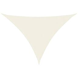 Berkfield Home Sunshade Sail Oxford Fabric Triangular 4x5x6.4 m Cream