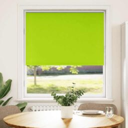 Berkfield Home Roller Blind Blackout Leaves Green 100x150 cm Fabric Width 95.7 cm Polyester - thumbnail 2