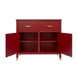 Cabinet Bits Palazzi 2 Door 2 Drawer Sideboard in Red - thumbnail 6