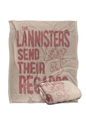 Warner Brothers Game Of Thrones Officially Licensed Silky Touch Super Soft Throw Blanket 152 x 127 cm in White - thumbnail 2