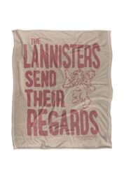 Warner Brothers Game Of Thrones Officially Licensed Silky Touch Super Soft Throw Blanket 152 x 127 cm in White - thumbnail 1