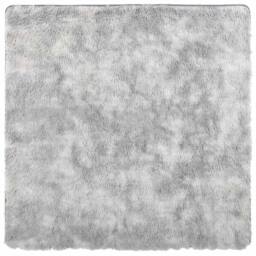 Berkfield Home Shaggy Rug High Pile NAVARRA Light Grey 120x120 cm Polyester - Size: Medium - thumbnail 2