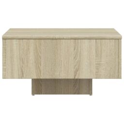 Berkfield Home Coffee Table Sonoma Oak 60x60x31.5 cm Engineered Wood in Brown - thumbnail 6