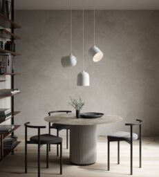 Nordlux Modern Indoor Pendant Light White Metal E27 Magnetic Shade - Mains Powered, IP20 - thumbnail 4