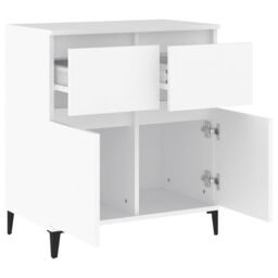 Berkfield Home Sideboard White 60x35x70 cm Engineered Wood - Size: 60 x 35 x 70 cm - thumbnail 6