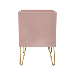 Ready Assembled 2 U Bexley 2 Drawer Side Table (Ready Assembled) in Dusty Pink - thumbnail 3