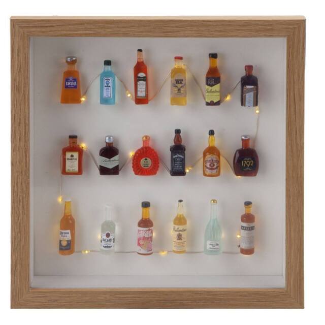 VFM e-Store LED Frame Bottle Decoration Man Cave Novelty Décor Multicolour - image 1