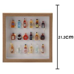 VFM e-Store LED Frame Bottle Decoration Man Cave Novelty Décor Multicolour - thumbnail 2
