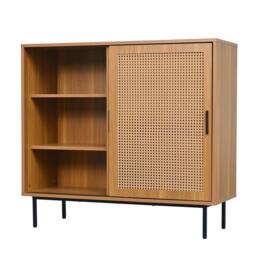 STILVORA Sideboard with sliding doors walnut finish - thumbnail 9