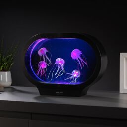 Menkind RED5 Luminous Multicolour Glow Jellyfish Lamp in Black