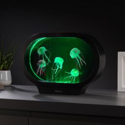 Menkind RED5 Luminous Multicolour Glow Jellyfish Lamp in Black - thumbnail 2