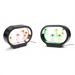 Menkind RED5 Luminous Multicolour Glow Jellyfish Lamp in Black - thumbnail 7