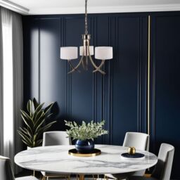 Pagazzi Justina Antique Brass 3 Light Pendant Chandelier in Gold