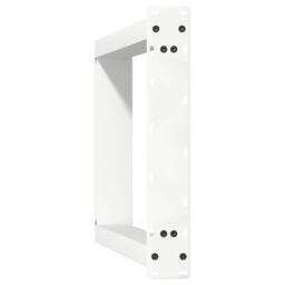 Berkfield Home Modern vidXL Dining Table Legs U-Shaped 2 pcs White 50x(72-73) cm - thumbnail 7