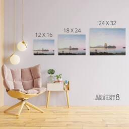 "Artery8 Lane Owls Head Penobscot Bay Maine Canvas Wall Art Print - Size: W18"" x H24""" - thumbnail 4