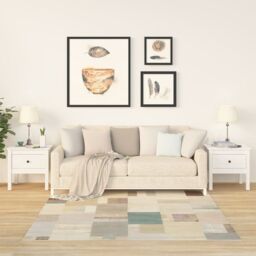 Berkfield Home Side Tables 2 pcs White 50x50x49 cm Solid Wood Pine - Size: 50 x 50 x 49 cm