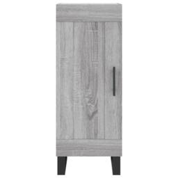 Berkfield Home Highboard Grey Sonoma 34.5x34x180 cm Engineered Wood - thumbnail 6