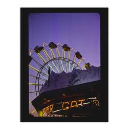 "Artery8 Wonderland at Dusk Ocean New Jersey Margolies Wall Art Poster Print in Purple - Size: W24"" x H32""" - thumbnail 1