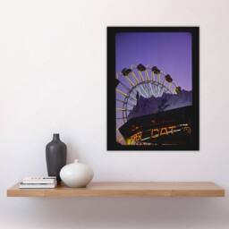 "Artery8 Wonderland at Dusk Ocean New Jersey Margolies Wall Art Poster Print in Purple - Size: W24"" x H32""" - thumbnail 4