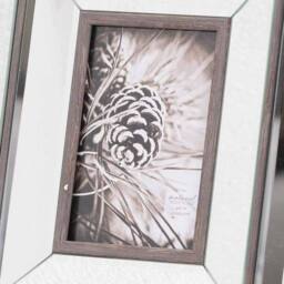 Lemon Pavilion Furniture and Decor Tristan Mirror 4X6 Frame - Glass/Wood - L2 x W24 x H29 cm - Brown - thumbnail 2