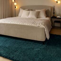 Kukoon Blue Washable Machine Wash Shaggy Premium Rug - Size: 120 cm x 170 cm - thumbnail 3