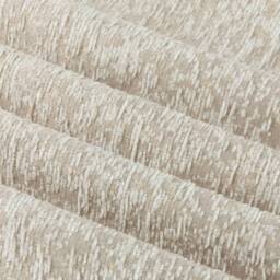 Paoletti Galaxy Velvet Chenille Eyelet Curtain Pair in Ivory - Size: 117 cm width x 137 cm drop - thumbnail 6