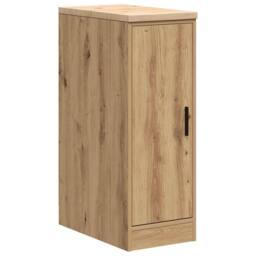 Berkfield Home Garage Cabinets 2 pcs Artisan Oak Engineered Wood in Brown - thumbnail 9