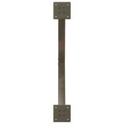 Berkfield Home Dining Table Legs X-Shaped 2 pcs Natural Steel 80x(72-73) cm Steel in Brown - thumbnail 7
