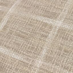 Yard Beni Slub Cotton Check Throw in Beige - Size: 130 cm x 180 cm - thumbnail 2
