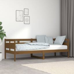 Berkfield Home Day Bed Honey Brown Solid Wood Pine 80x200 cm - thumbnail 1