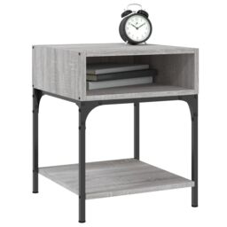 Berkfield Home Bedside Tables 2 pcs Grey Sonoma 40x41x50 cm Engineered Wood - Size: 40 x 41 x 50 cm - thumbnail 3