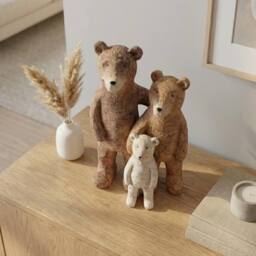 Garden Greatness Standing Bear Family Trio Ornament - Size: 1 Pack - thumbnail 2