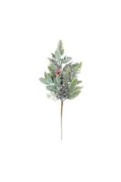 KDMD Foliage Pick with Pine Cone & Red Berries H50cm - thumbnail 2