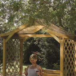 Rowlinsons Dartmouth Swing Seat - L109 x W223.5 x H233 cm in Brown - thumbnail 4