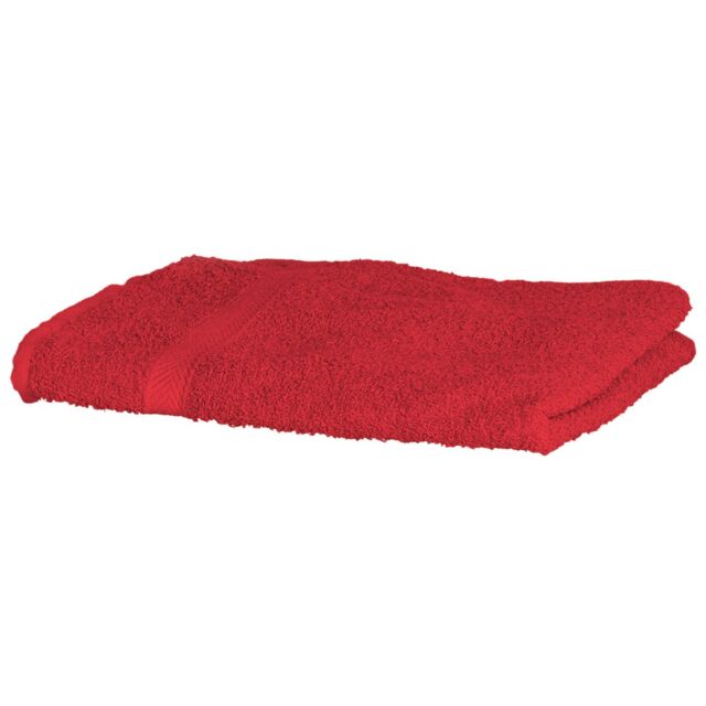 Towel City Luxury Range 550 GSM - Bath Towel (70 X 130 CM) in Red - Size: 70 X 130 CM