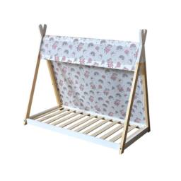 Kidsaw Girl's Peppa Pig Toddler House Bed 140x70cm Pine/White in Natural - Size: Junior - thumbnail 3
