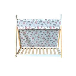 Kidsaw Girl's Peppa Pig Toddler House Bed 140x70cm Pine/White in Natural - Size: Junior - thumbnail 4