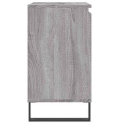 Berkfield Home Bathroom Cabinet Grey Sonoma 58x33x60 cm Engineered Wood - Size: 58 x 33 x 60 cm - thumbnail 6