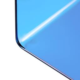 Wyld and Coco Cantilever Side Table Semi Transparent Blue Tempered Glass - thumbnail 6
