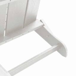 Berkfield Home Foldable Adirondack Chairs 2 pcs White 74.5x80.5x90 cm HDPE - thumbnail 8
