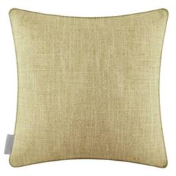 Voyage Maison Jedburgh Textured Woven Square Cushion in Yellow - Size: 50 cm x 50 cm - thumbnail 4