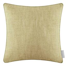 Voyage Maison Jedburgh Textured Woven Square Cushion in Yellow - Size: 50 cm x 50 cm - thumbnail 2