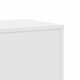 Berkfield Home Plant Stands 2 pcs White 33x33x100 cm Engineered Wood - Size: 33 x 33 x 100 cm - thumbnail 8