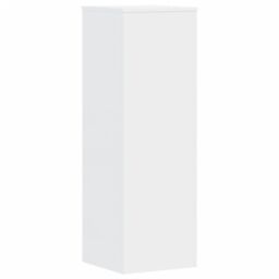 Berkfield Home Plant Stands 2 pcs White 33x33x100 cm Engineered Wood - Size: 33 x 33 x 100 cm - thumbnail 5