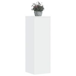 Berkfield Home Plant Stands 2 pcs White 33x33x100 cm Engineered Wood - Size: 33 x 33 x 100 cm - thumbnail 1