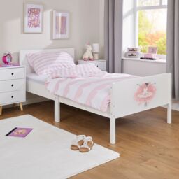 Liberty House Toys Kids White Single Bed - Ballerina - thumbnail 2