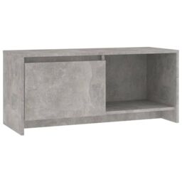 Berkfield Home TV Cabinet Concrete Grey 90x35x40 cm Engineered Wood - Size: 90 x 35 x 40 cm - thumbnail 2